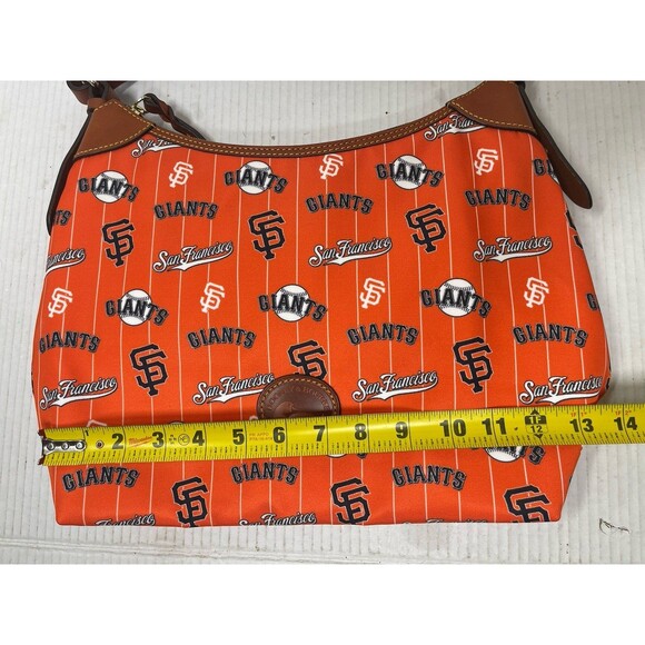 AUTHENTIC Dooney and Bourke Hobo Shoulder Bag San Francisco Giants RARE MLB - Picture 13 of 14